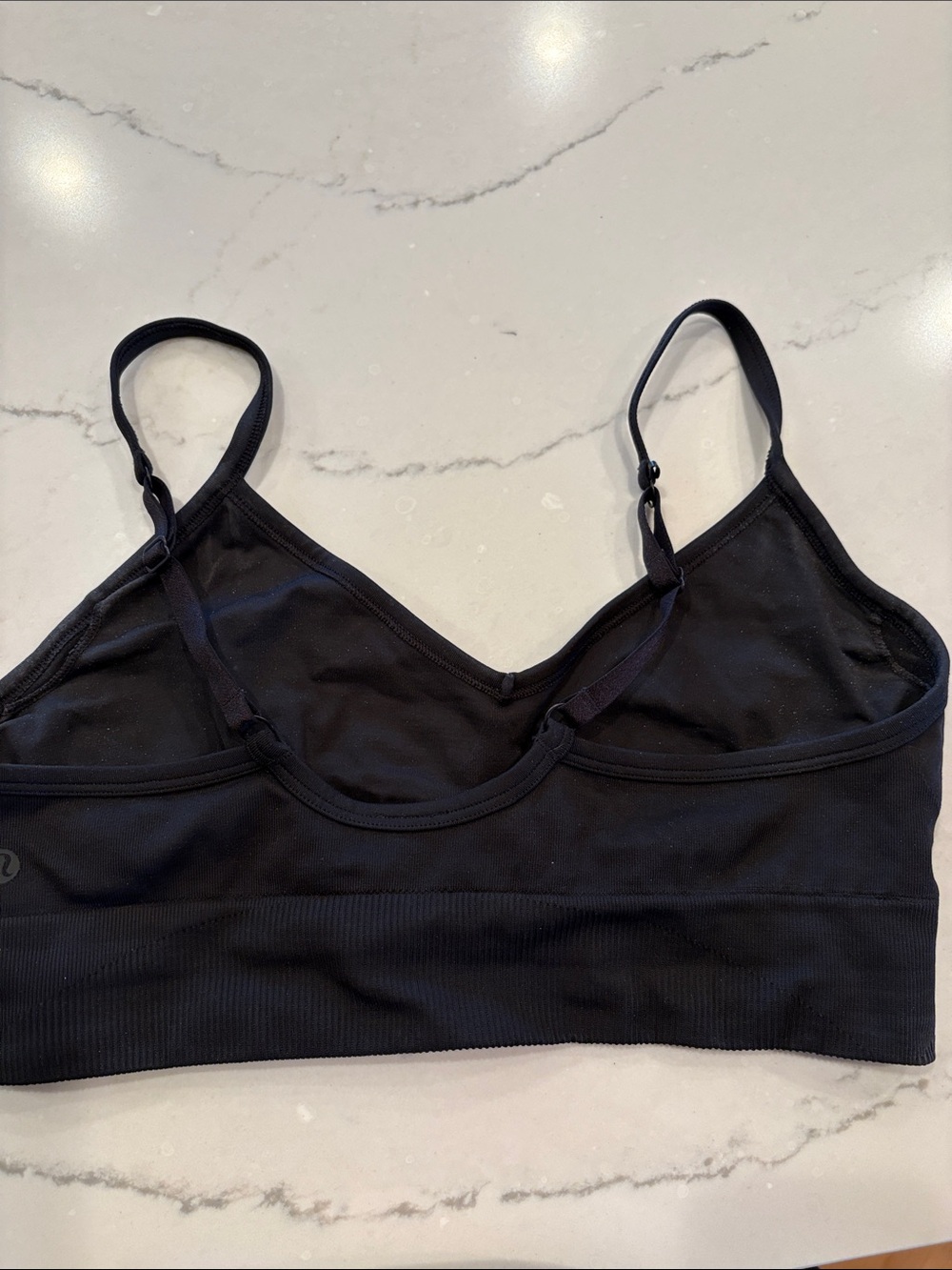 lululemon athletica Black Seamless Adjustable-Strap Bralette